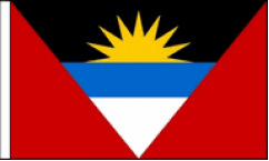 Antigua and Barbuda Hand Waving Flags